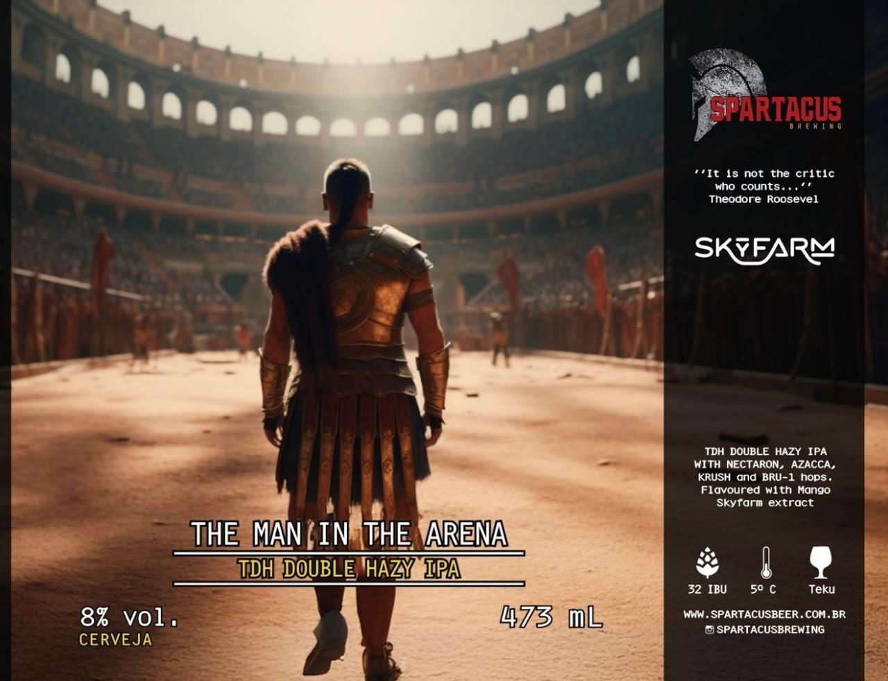 Spartacus THE MAN IN THE ARENA