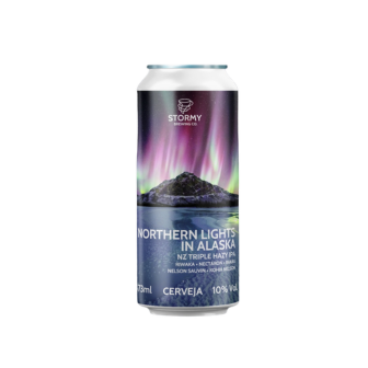 Stormy NORTHERN LIGHTS IN ALASKA