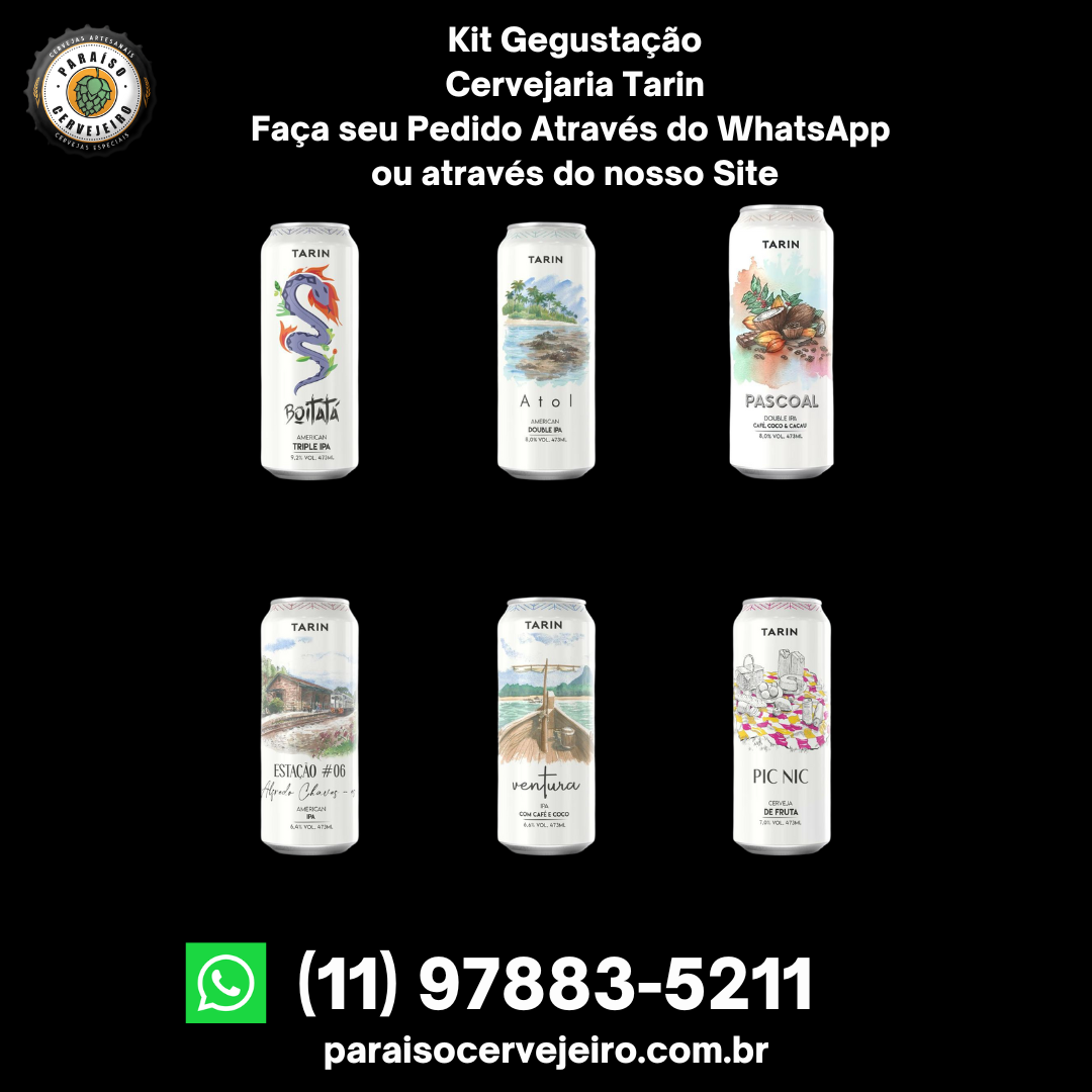 Promoção Kit Degustação Cervejaria Tarin