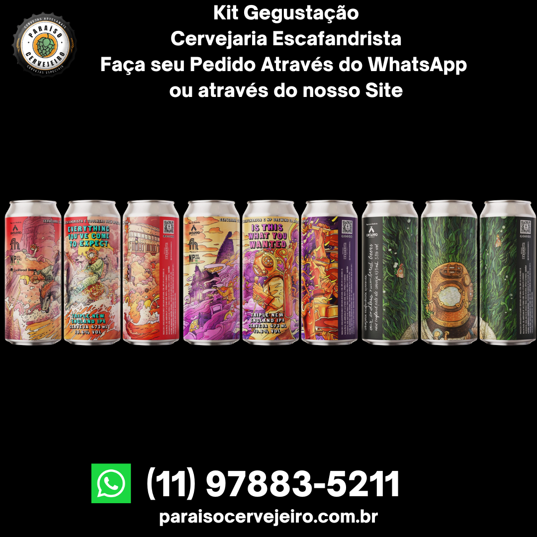 Promoção Kit Degustação Cervejaria Escafandrista