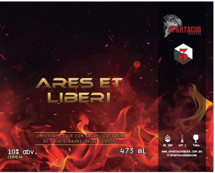 Spartacus ARES ET LIBERI Collab com a 3 Sons