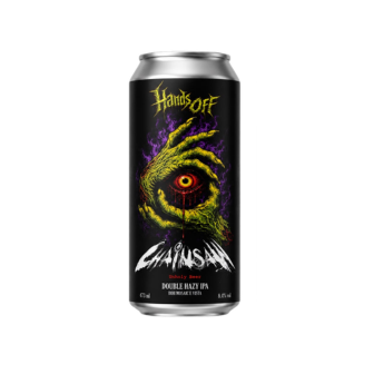 Chainsaw Unholy Beer Hands OFF