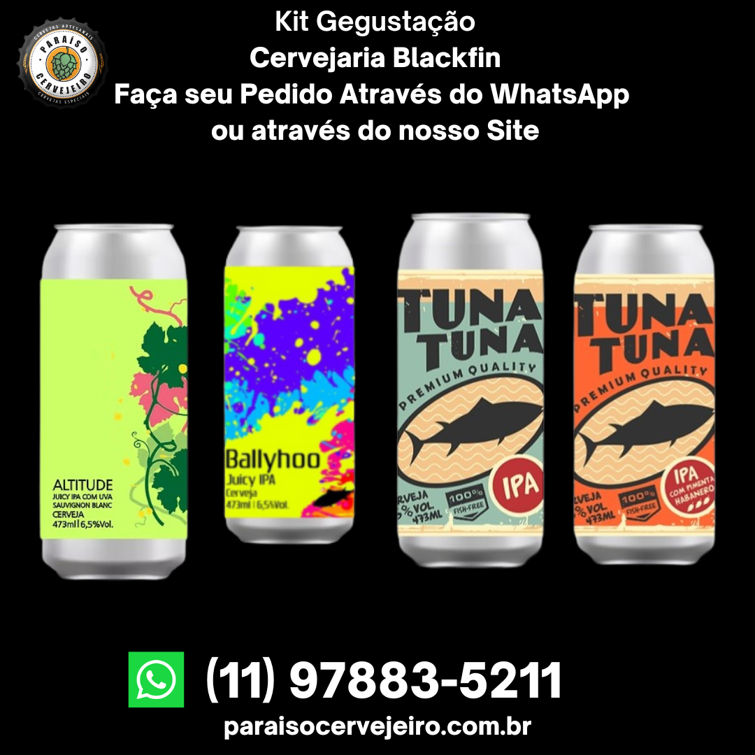 Promoção Kit Degustação Cervejaria Blackfin