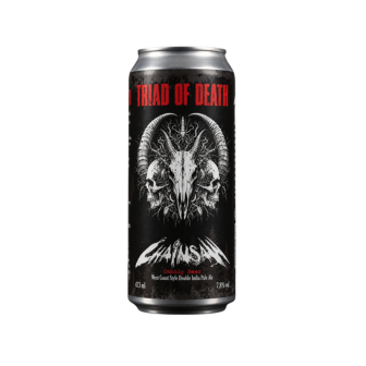 Chainsaw Unholy Beer TRIAD OF DEATH